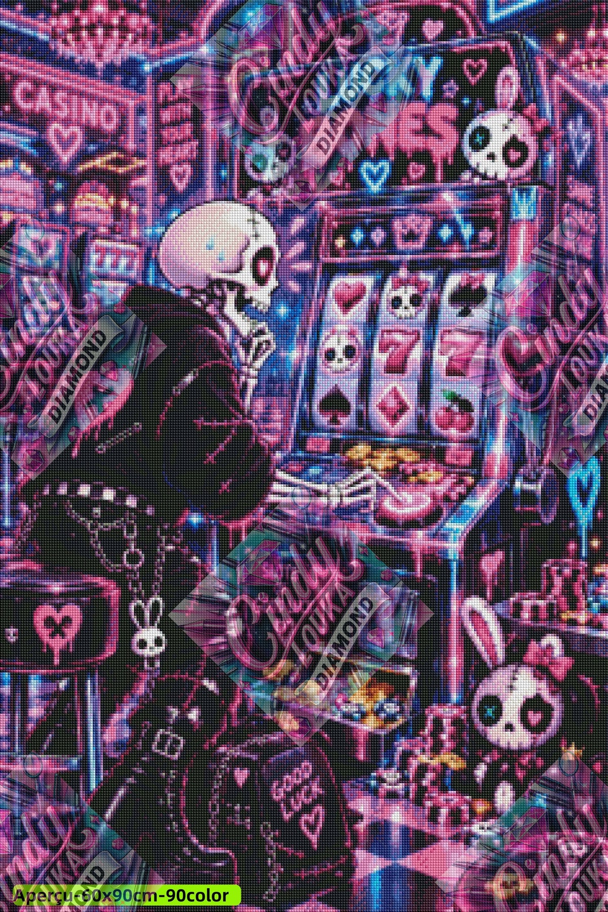 Jackpot Macabre 60x90 cm