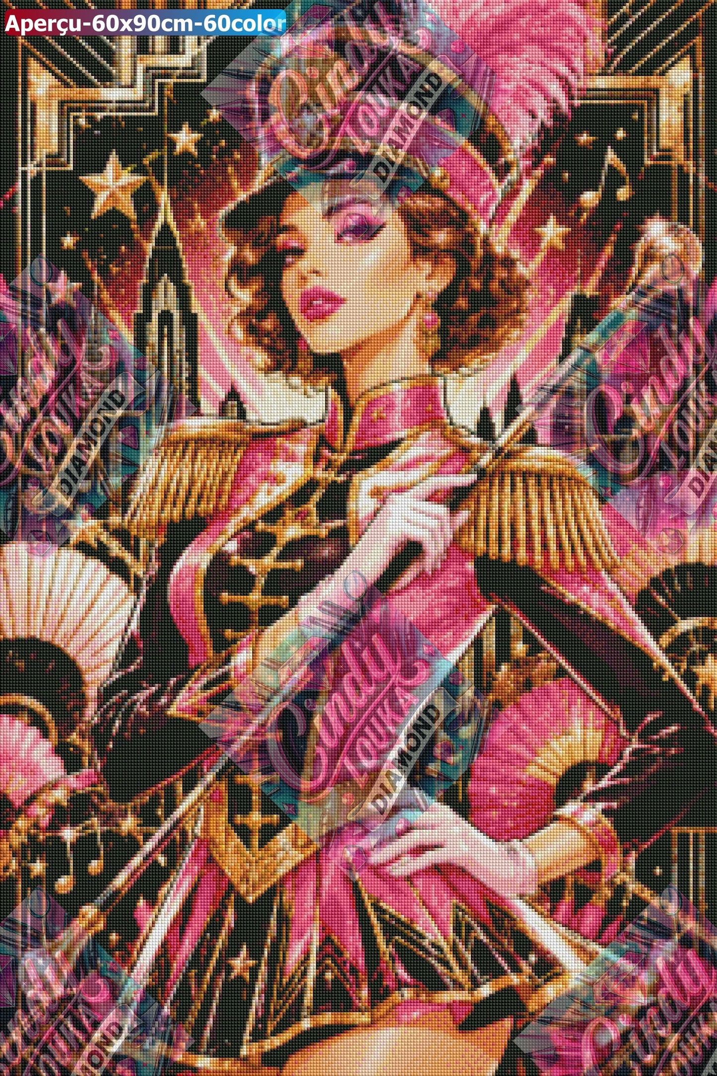 La Parade Enchantée 60x90 cm