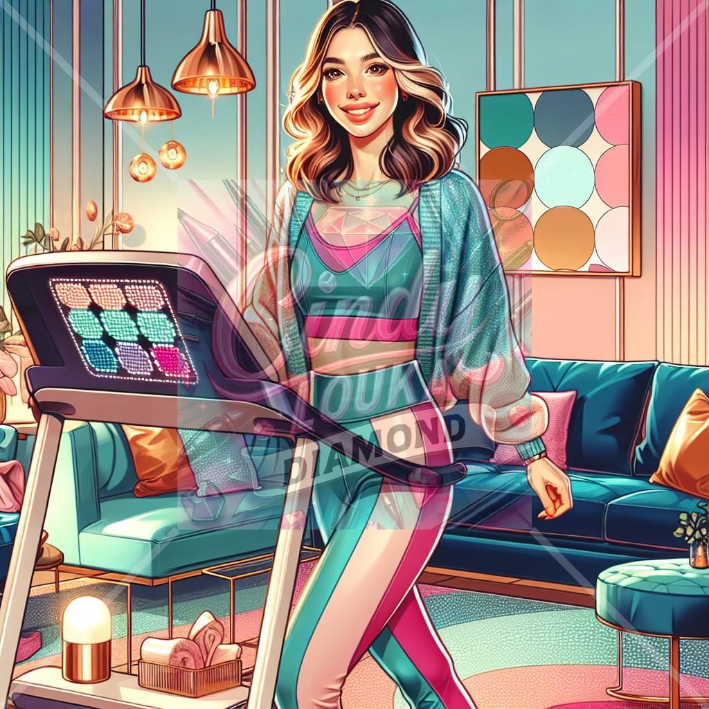 Ambiance Girly Fitness 70x70 cm