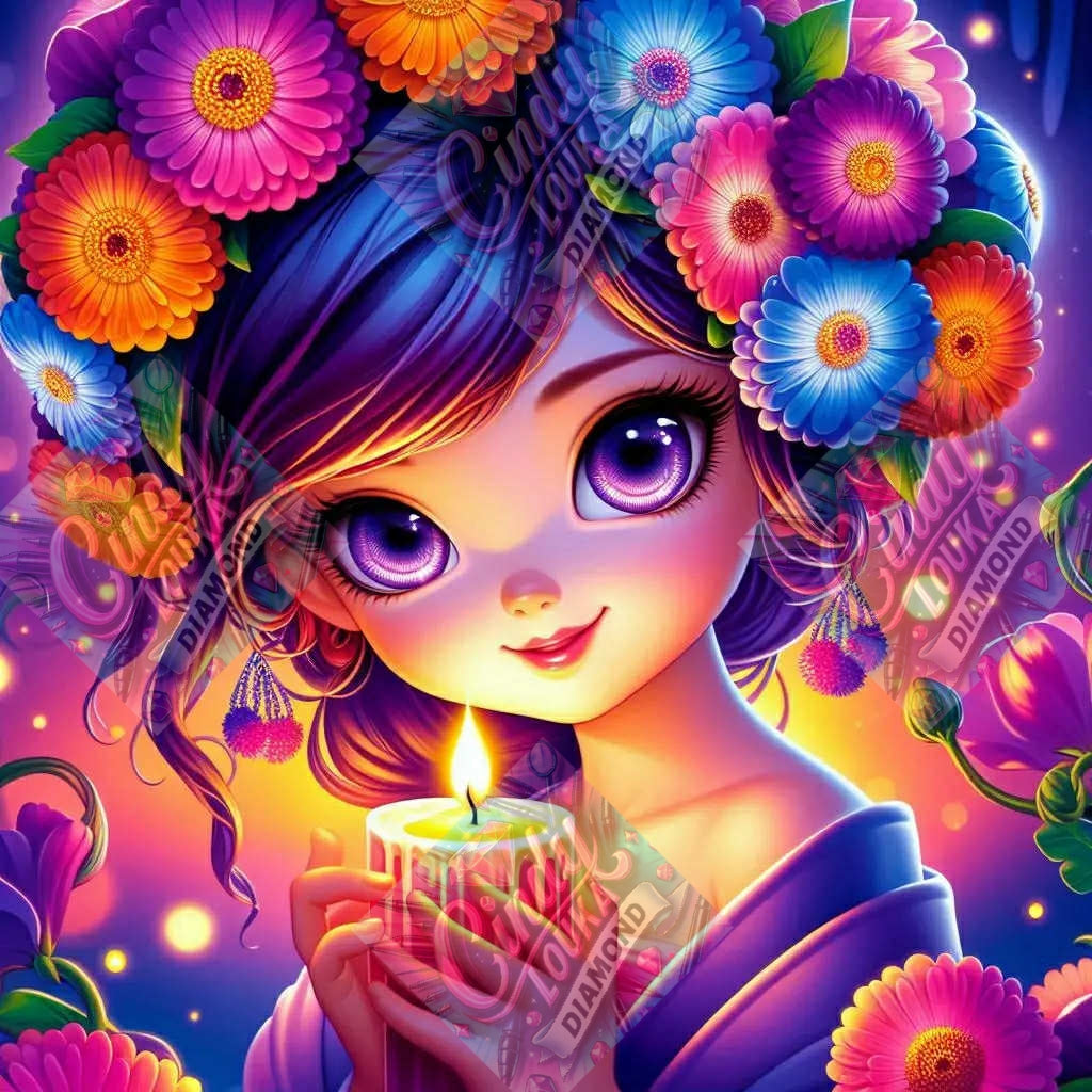 Lueur de beauté 70x70 cm