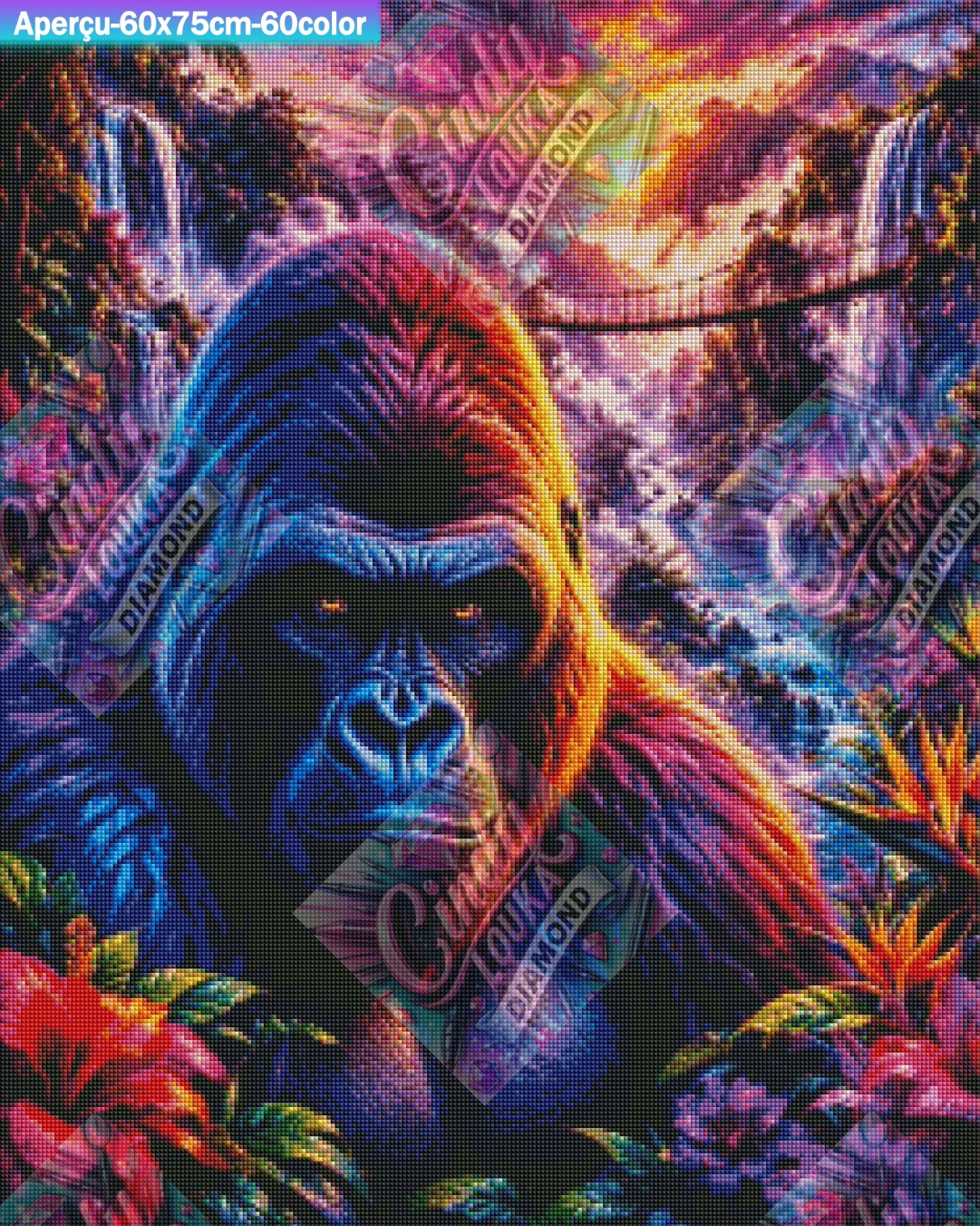 Légende Sauvage 60x75 cm