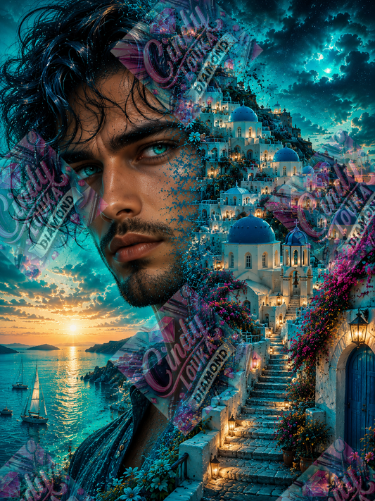 Le Prince de Santorin 60x80 cm