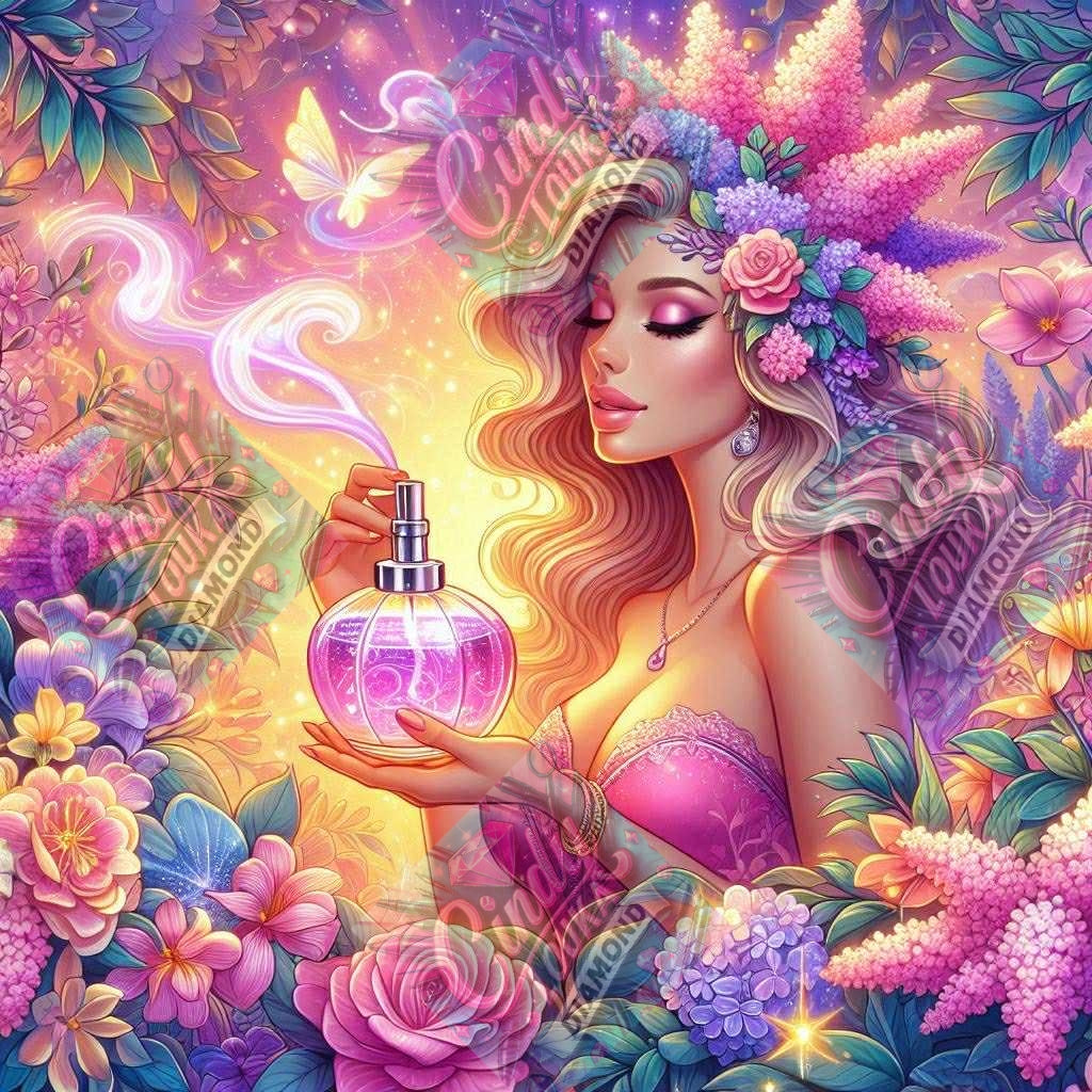 Élixir d'Amour et de Lumière 70x70 cm