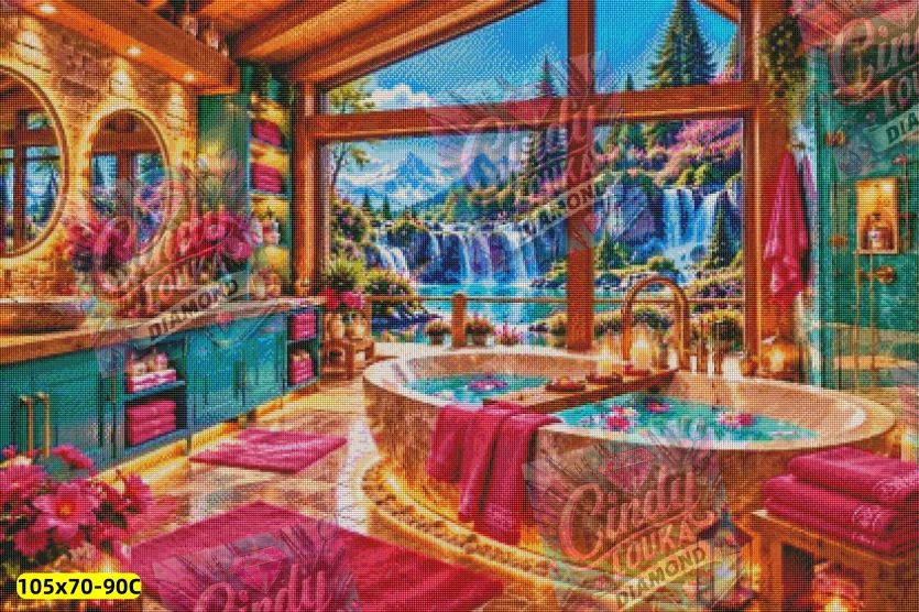 Luxe et Volupté  70x105 cm