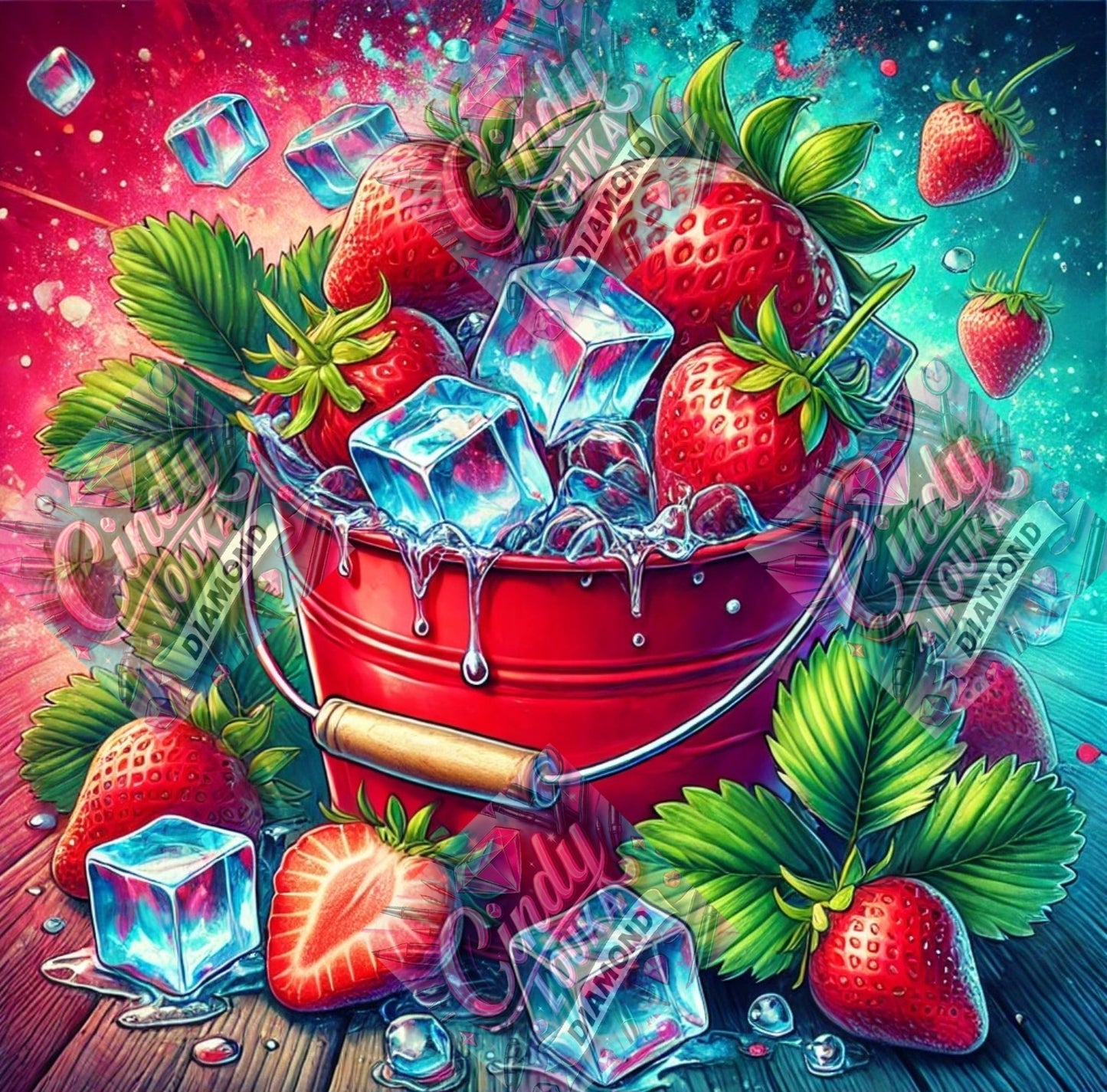 Explosion de Fraîcheur 60x60 cm