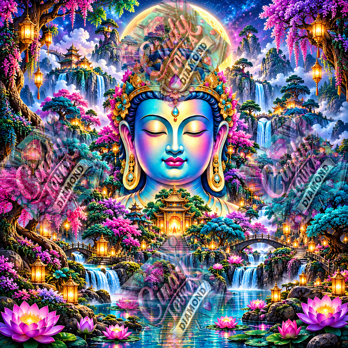 La Porte des Rêves Infinis 80x80 cm