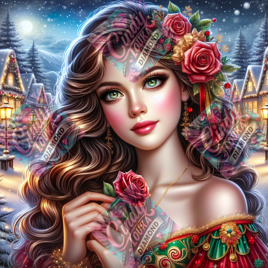 La Belle des Neiges Éternelle 70x70 cm