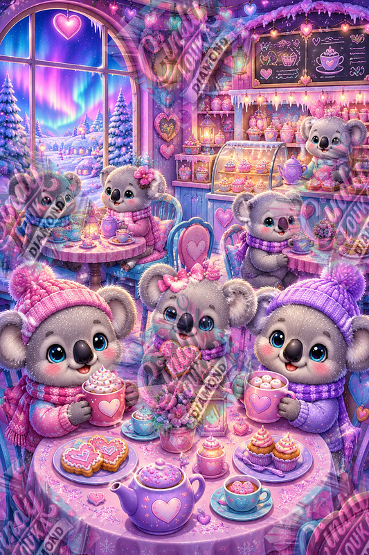 Le Chalet Sucré des Koalas 60x90 cm