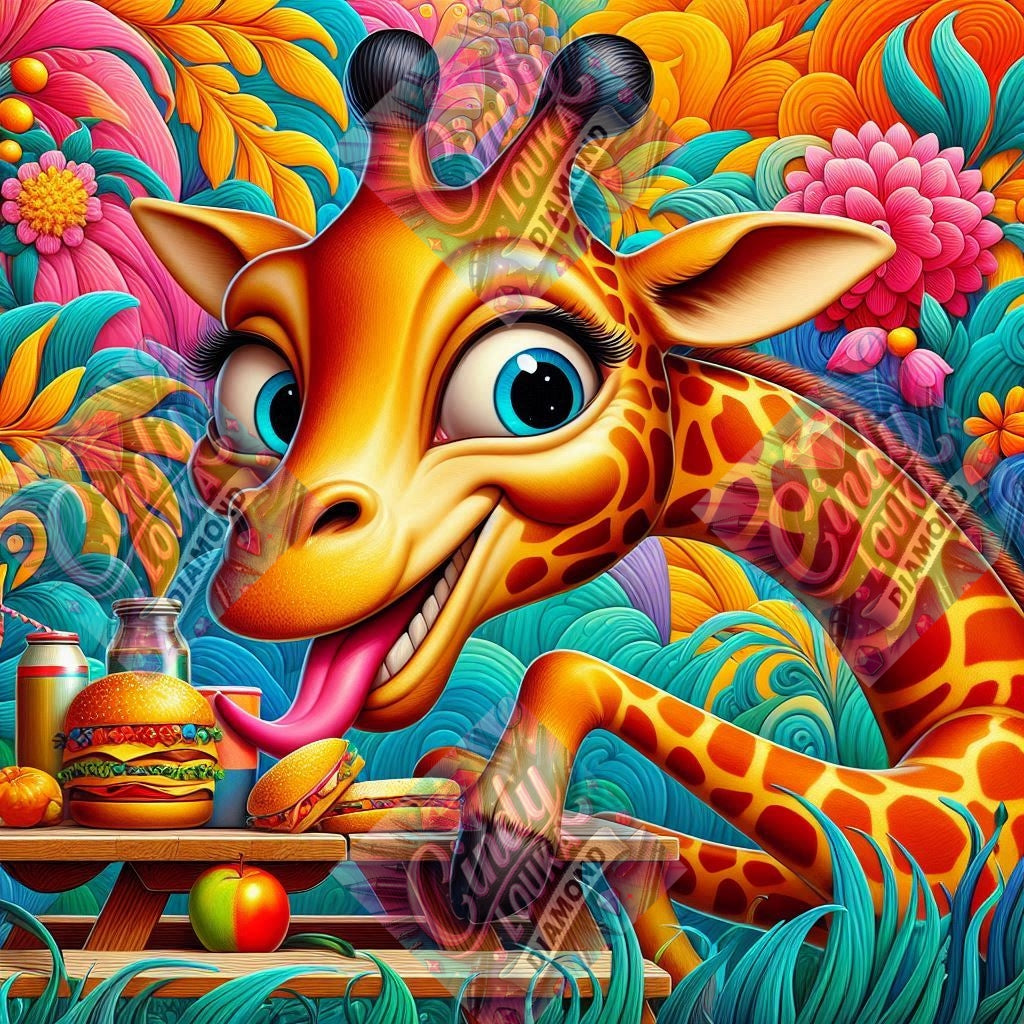Mission Goûter Tropical 70x70 cm