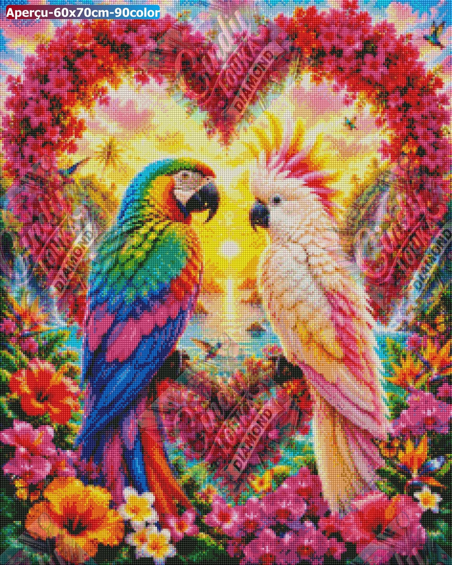 L'Arche des Oiseaux Magiques 60x70 cm