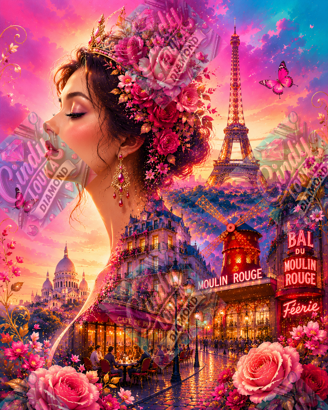 Éclats de Paris 72x90 cm