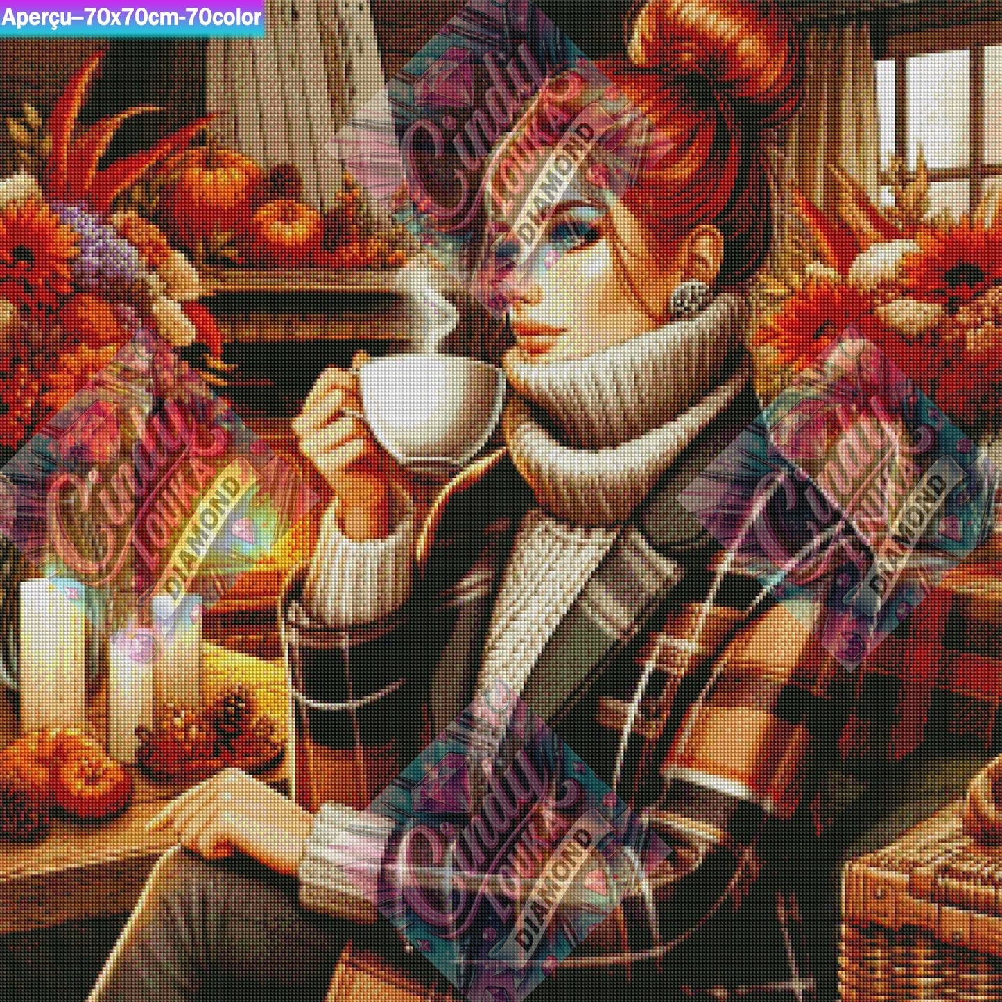 Instant Cocooning Aux Couleurs d Automne 70x70 cm