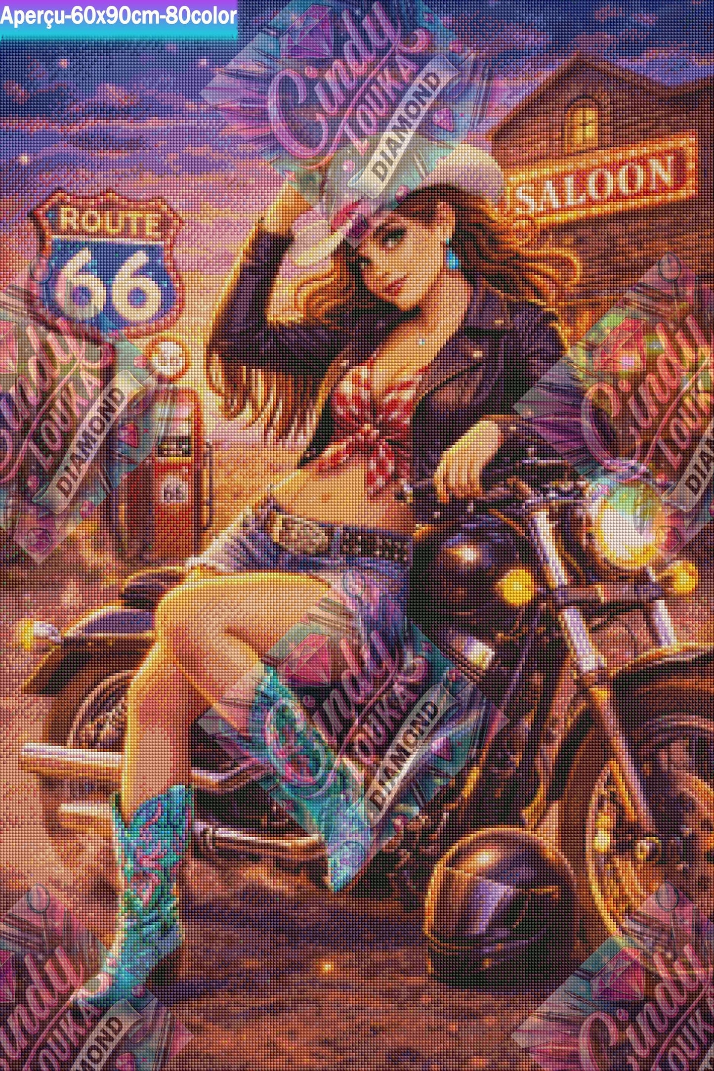 Western Rock Attitude 60x90 cm
