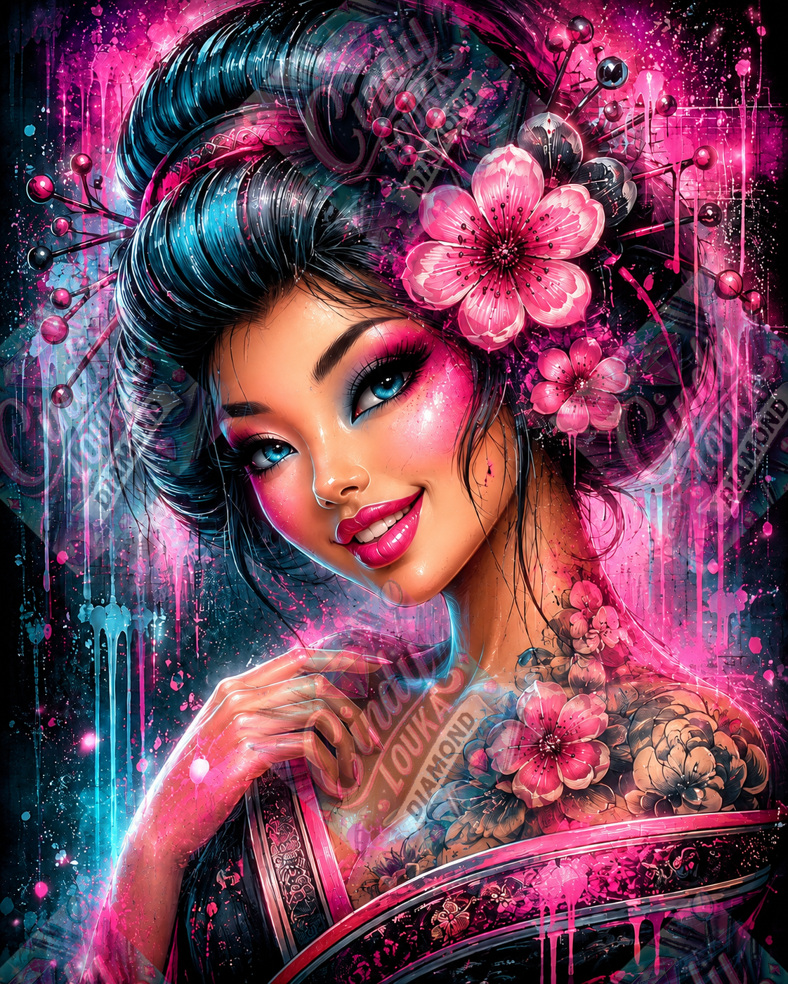 Éclat de Sakura 60x75 cm