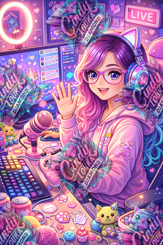 Game Girl Live 60x90 cm