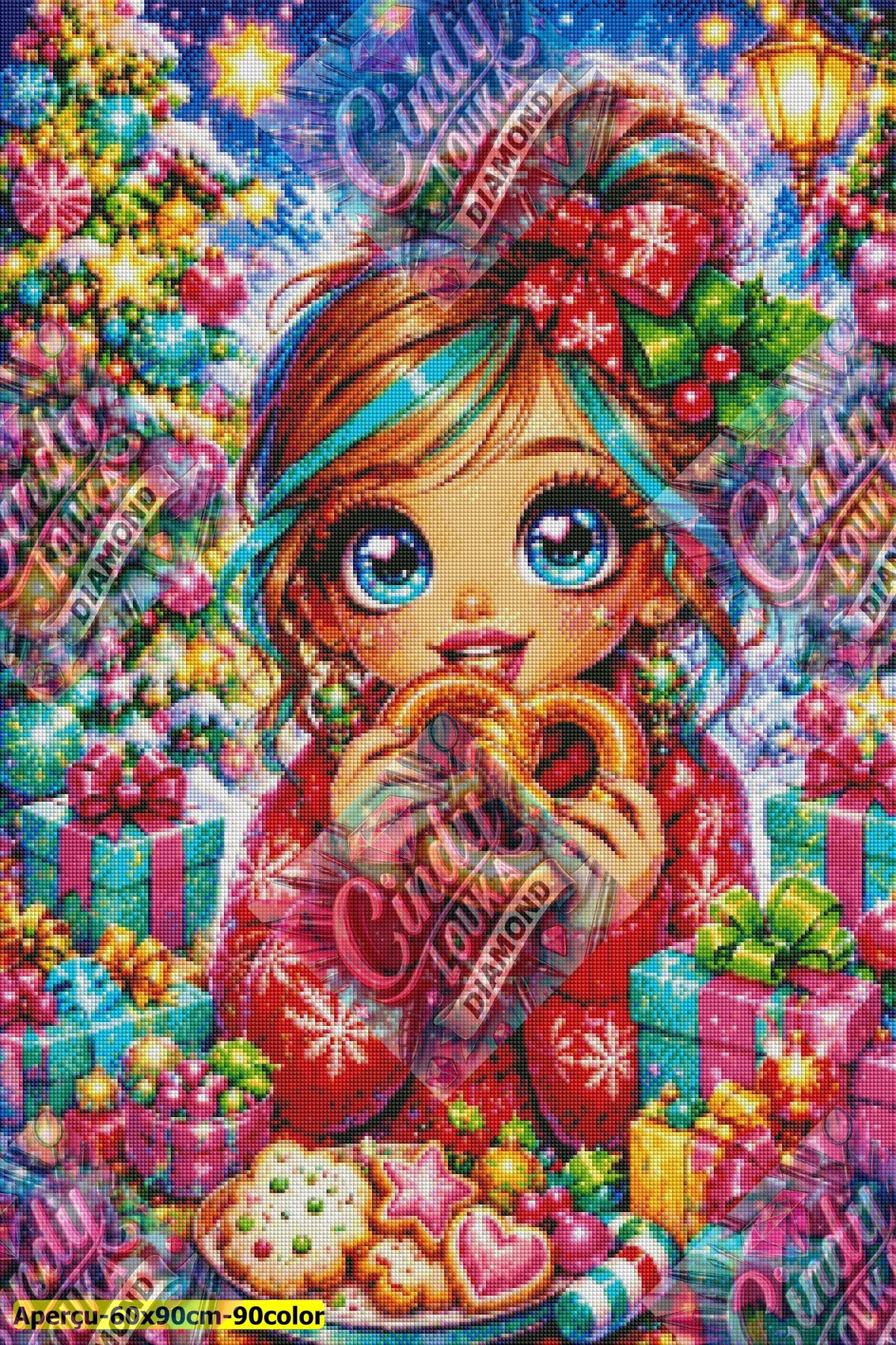 Le Noël des Douceurs 60x90 cm