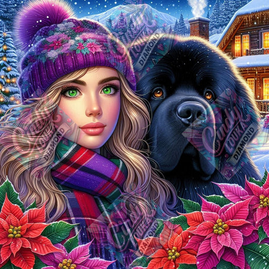 Complices d'hiver 70x70 cm