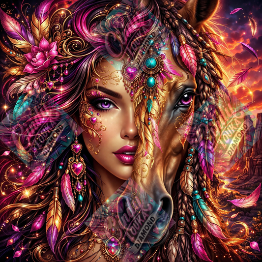 Fusion Sacrée 80x80 cm