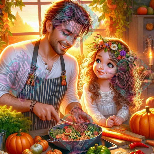 Saveurs et Tendresse 70x70 cm