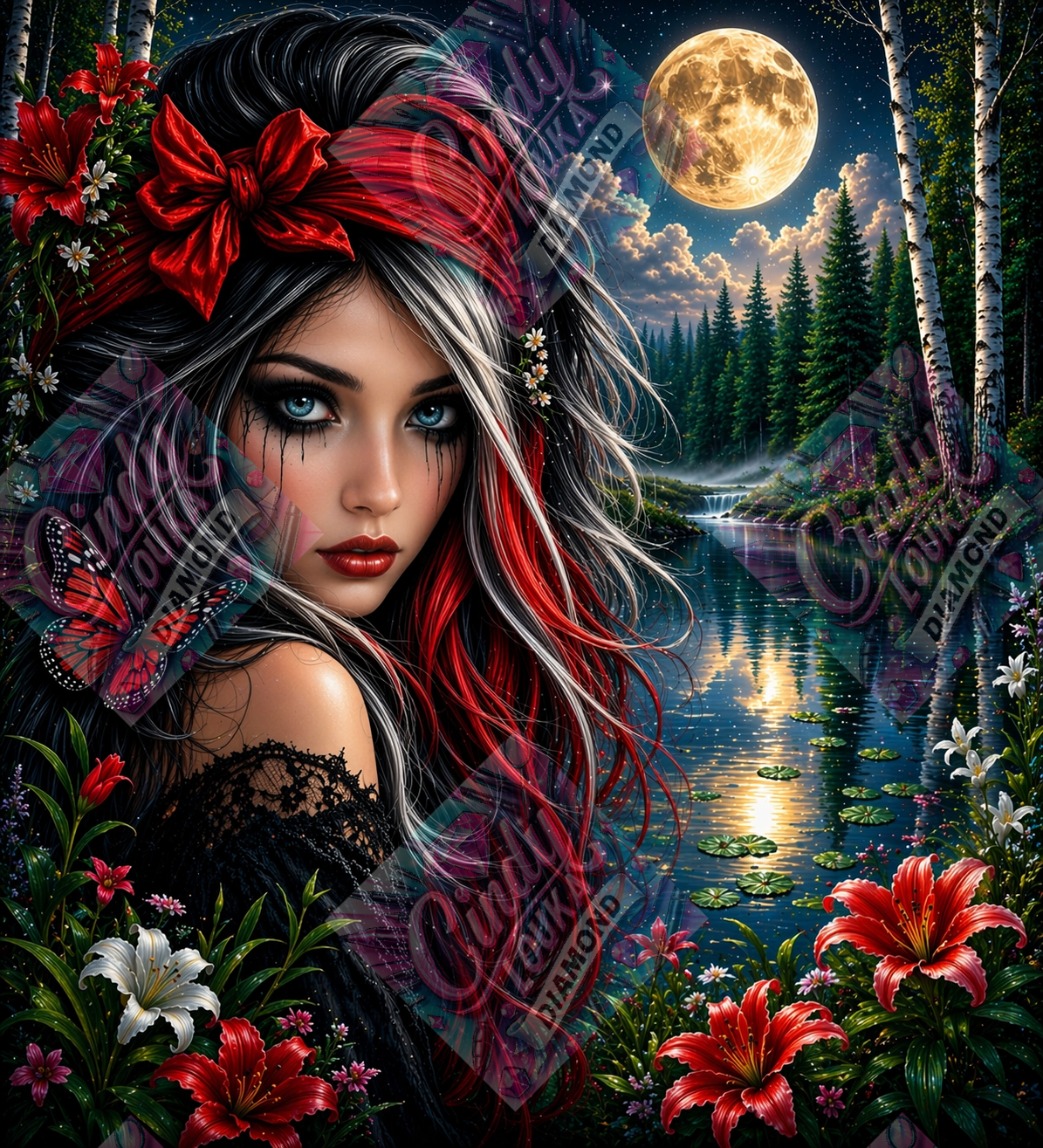 Éclipse Mystique 72x80 cm