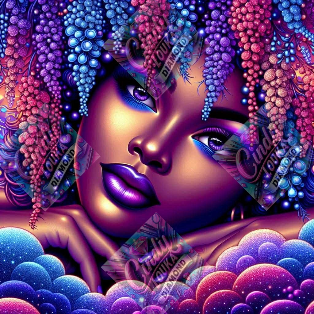 Regard Mystique 70x70 cm