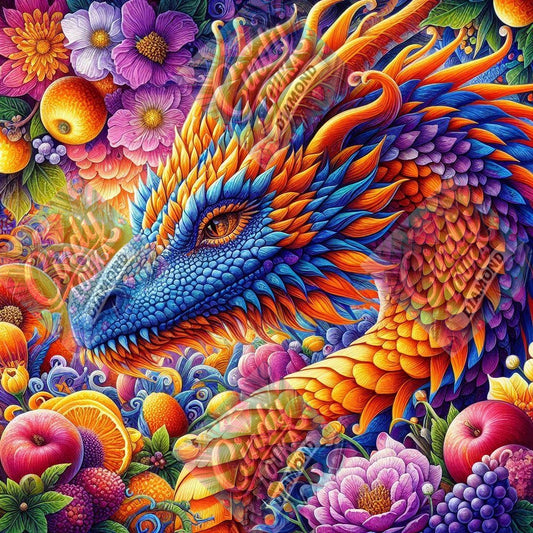 Dragon et Délices 60x60 cm