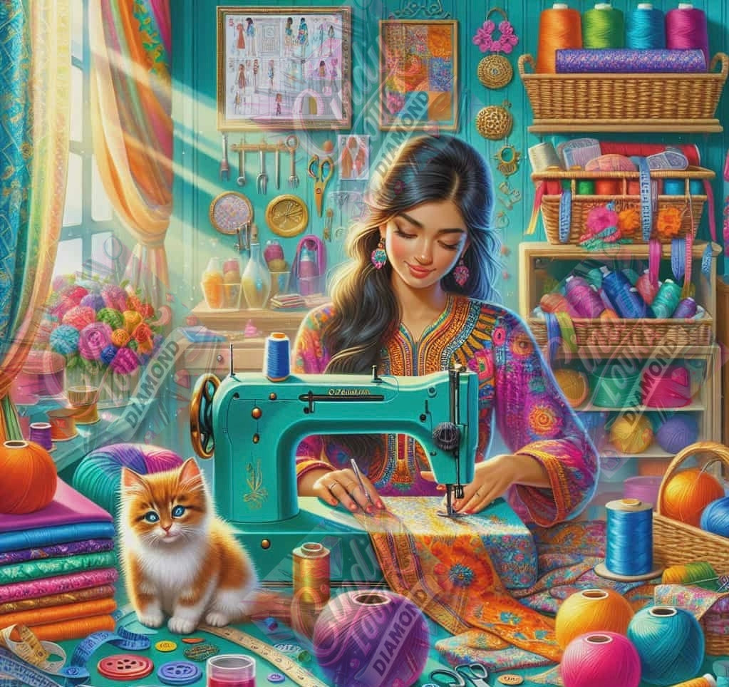 L'atelier des Merveilles 80X80 cm