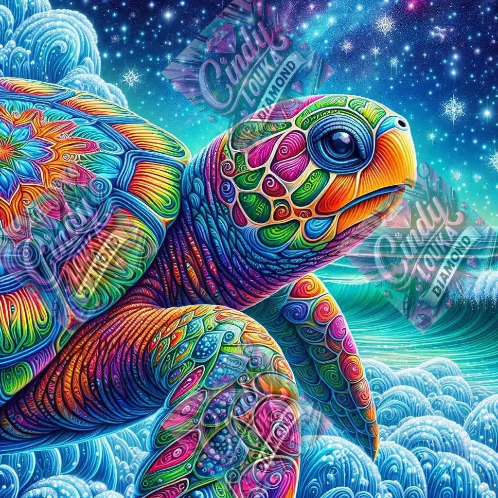 Voyageurs des Mers Étoilées 70x70 cm