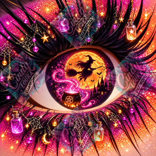 Mystère dans l’Iris 70x70 cm