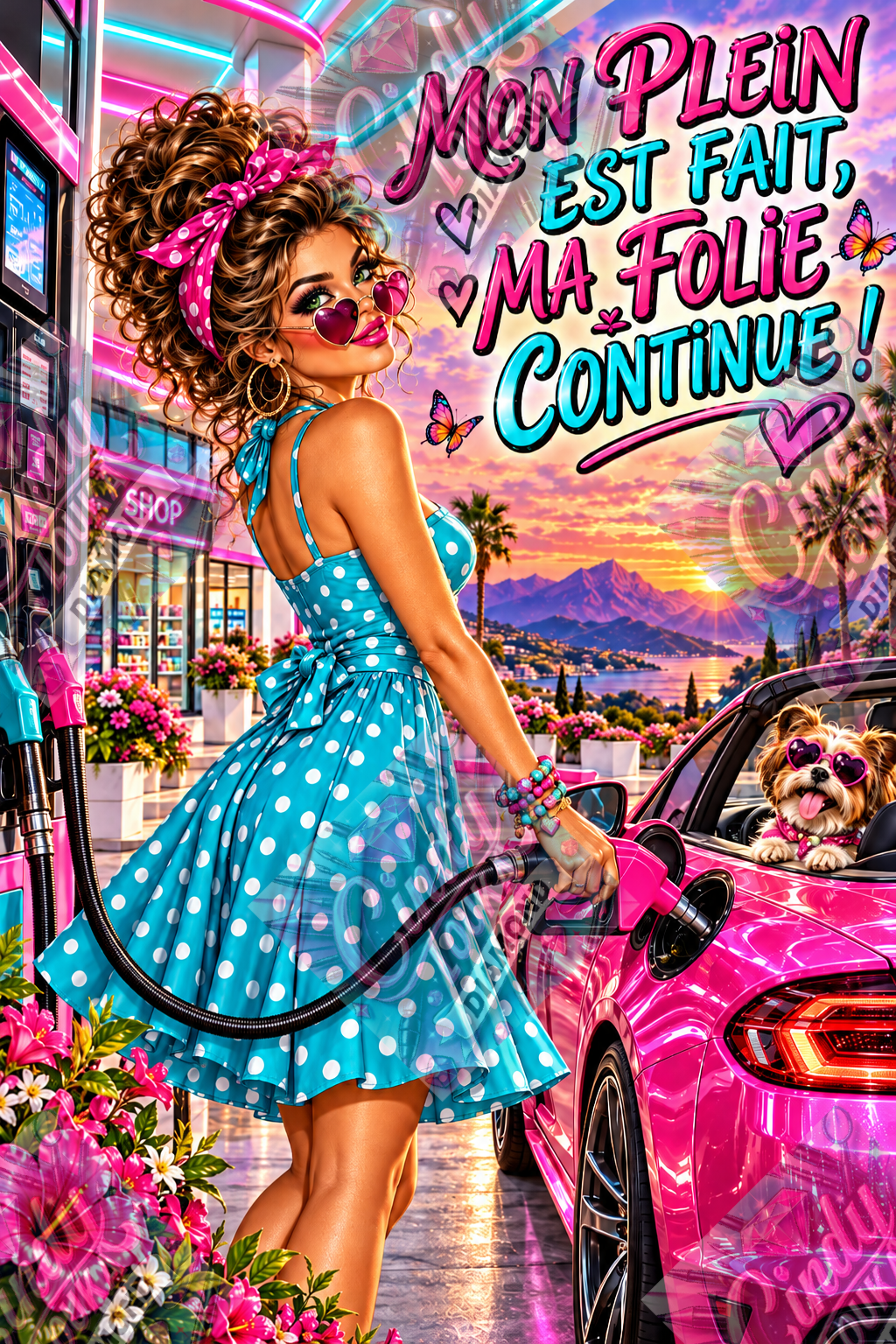 Le Plein de Folie 60x90 cm