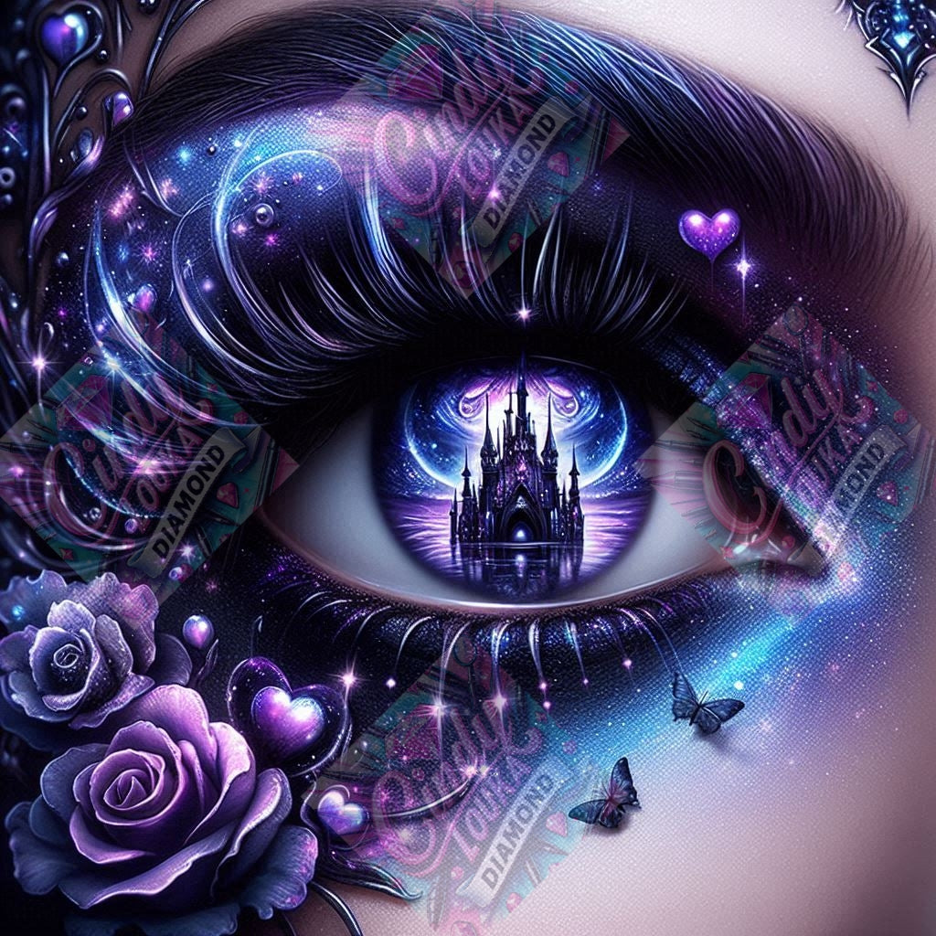 Dans l'Iris De Ton Cœur 60x60 cm