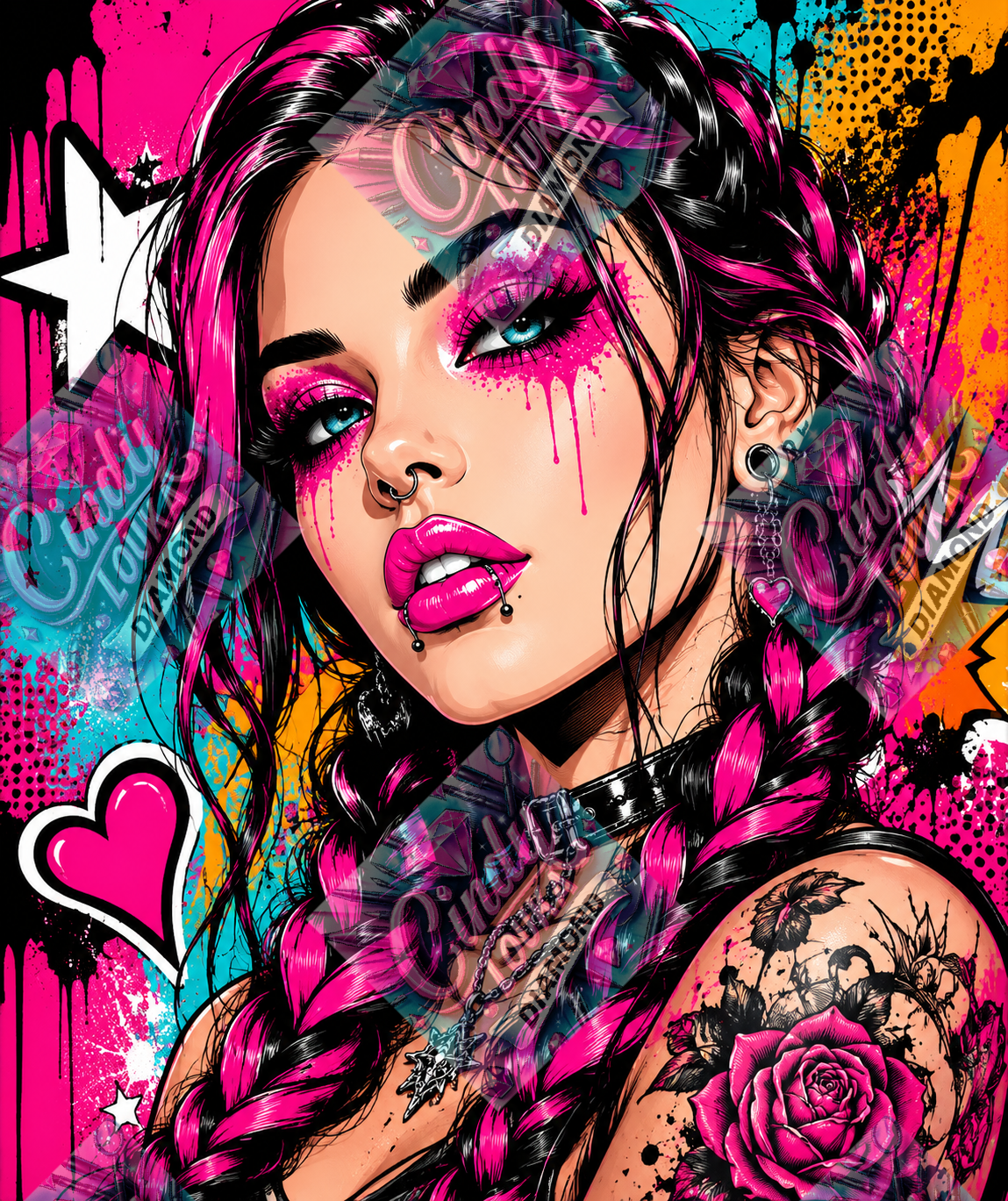 Cœur Rebelle 60x72 cm