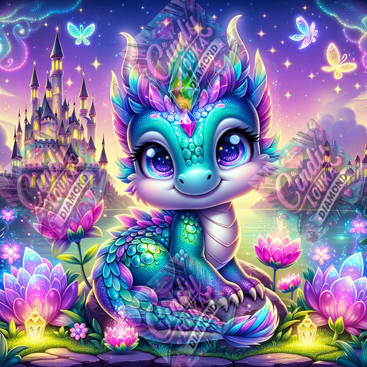 Le Dragonnet Mystique 60x60 cm