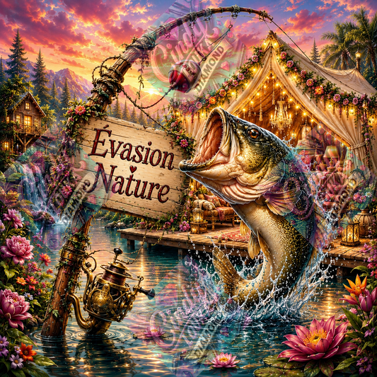 Évasion Nature 80x80 cm