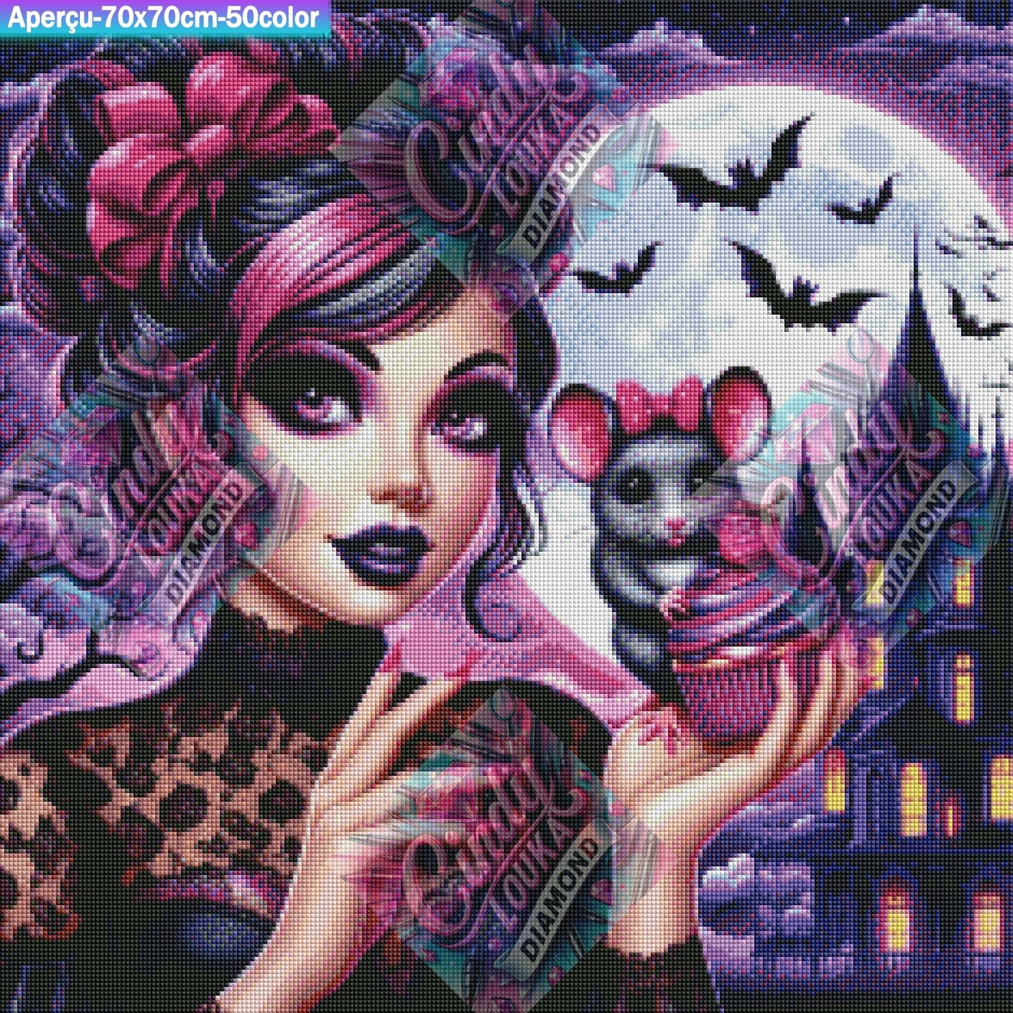 La Gardienne des Cupcakes Magiques 70x70 cm