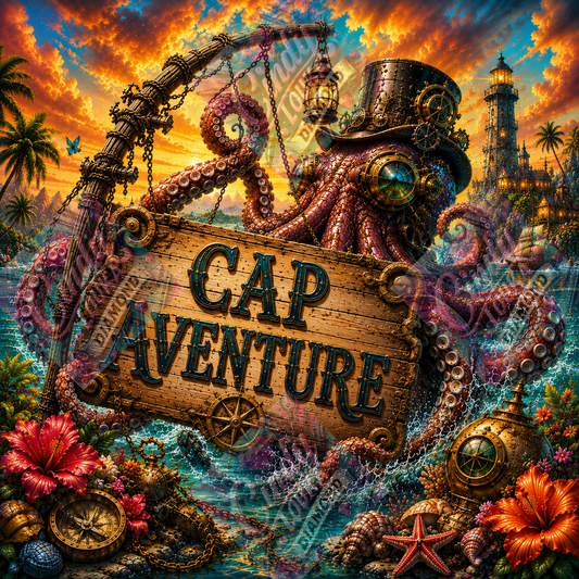 Cap Aventure 80x80 cm