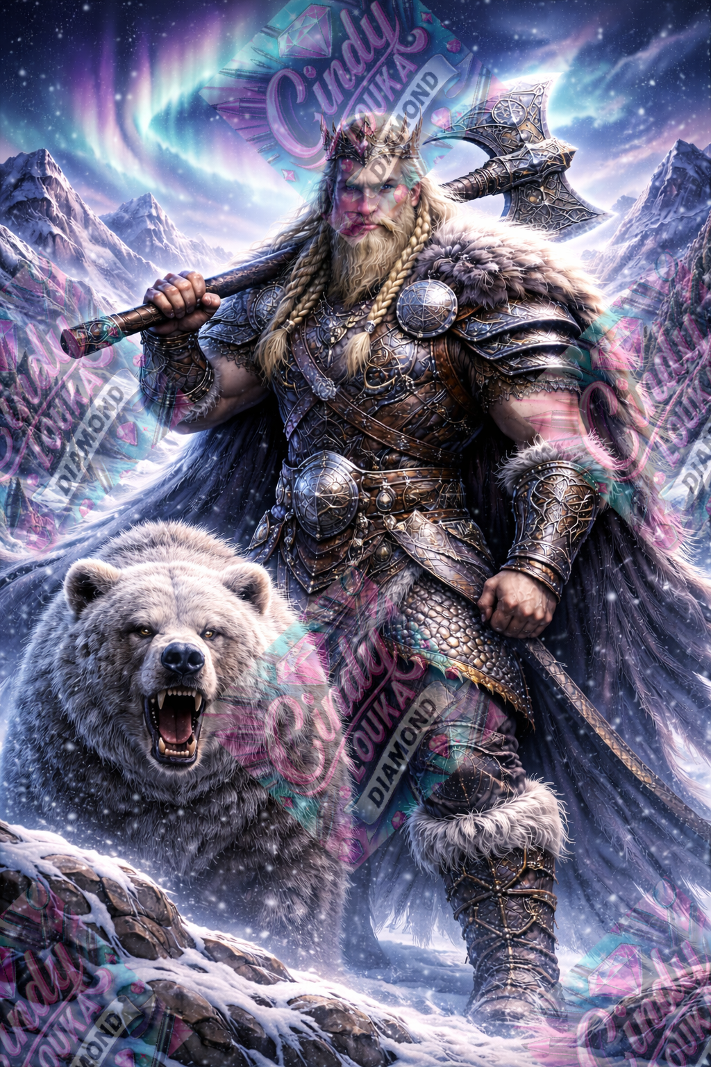 Le Gardien de l’Ours des Montagnes 60x90 cm