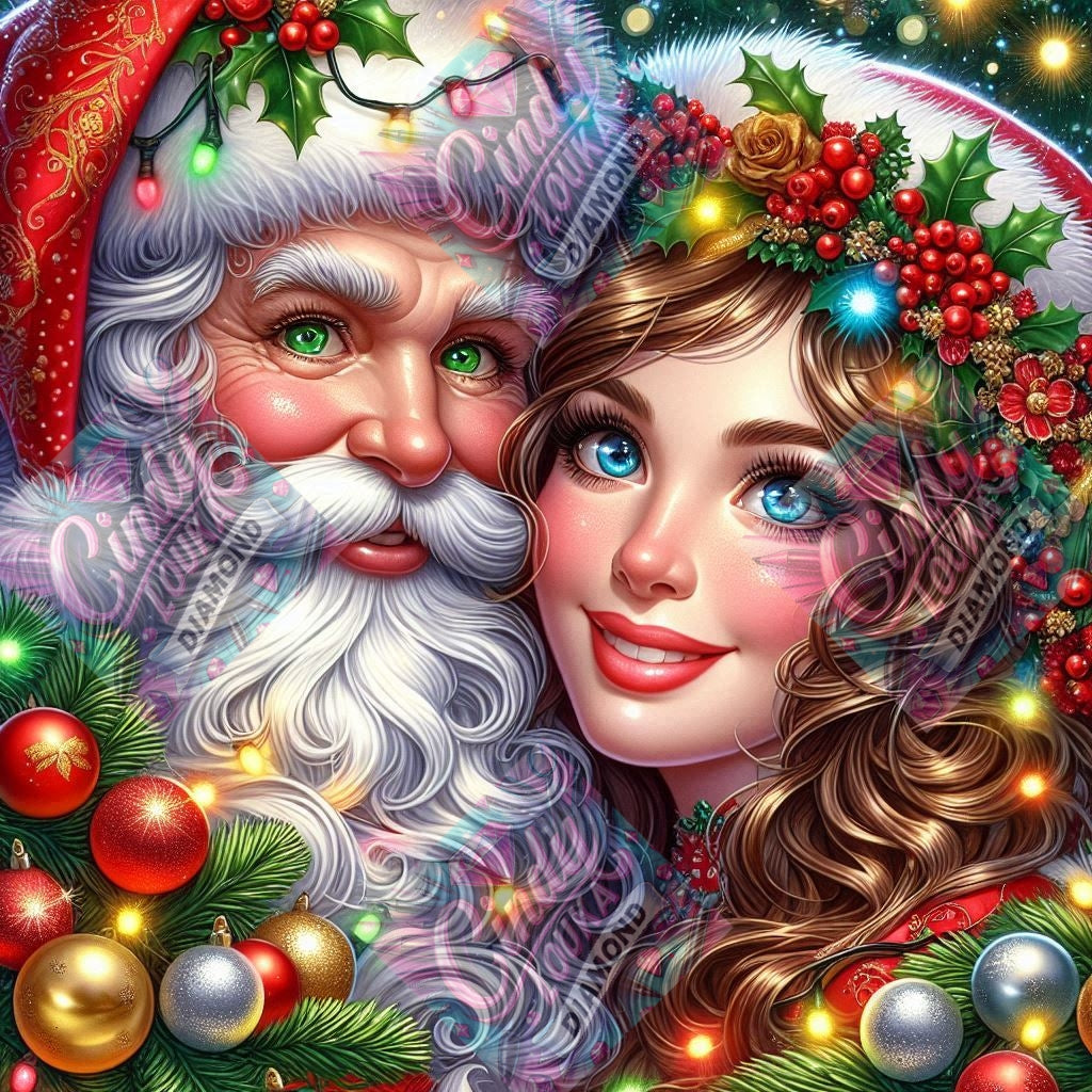 Un Noël Lumineux  70x70 cm