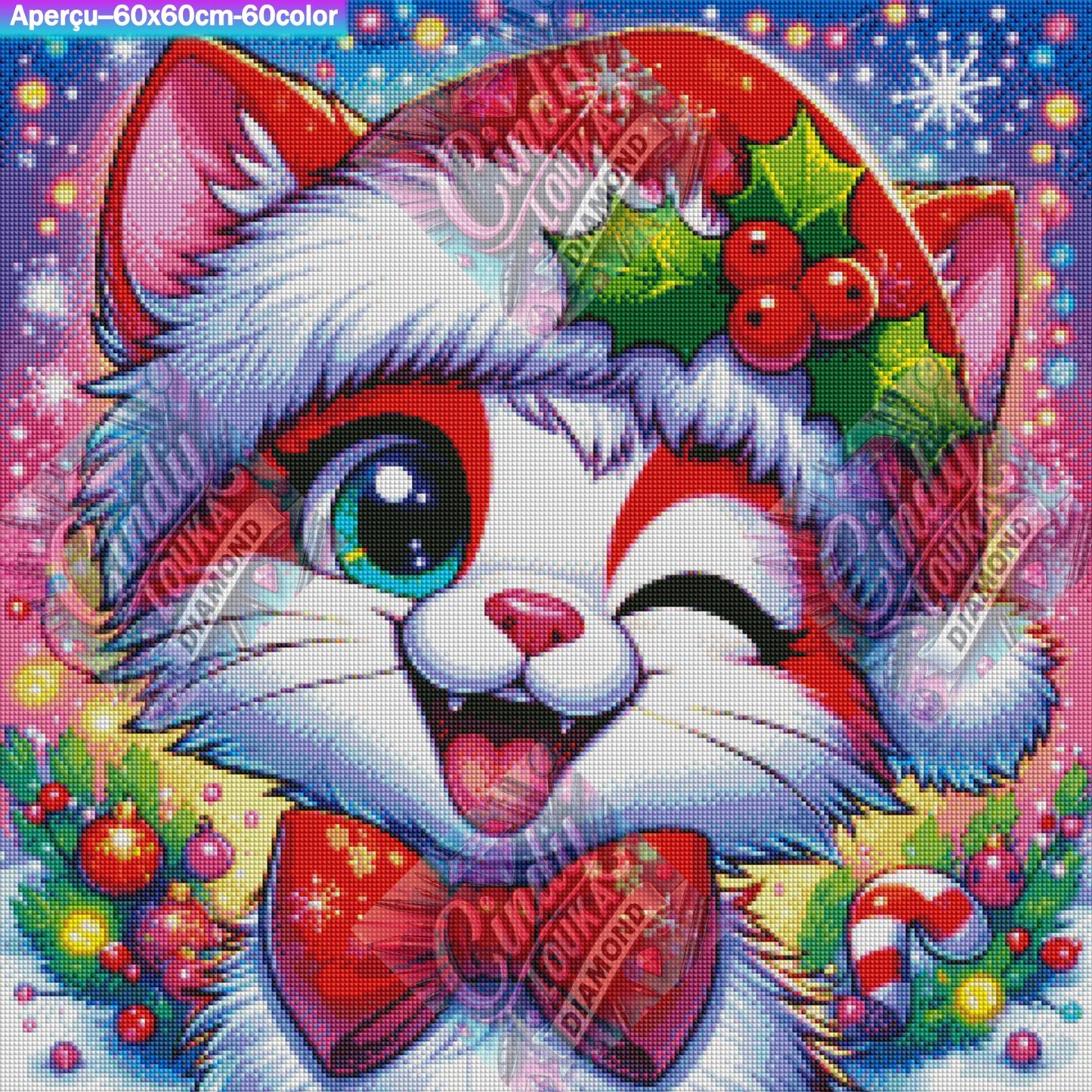Joyeux Clin d Oeil 60x60 cm