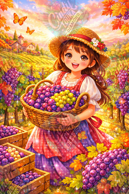 La Petite Vendangeuse 60x90 cm