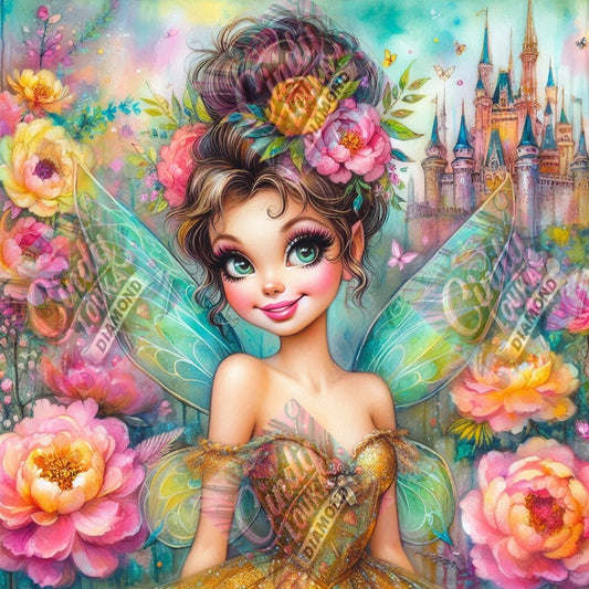 La Fée des Rêves Colorés 70x70 cm