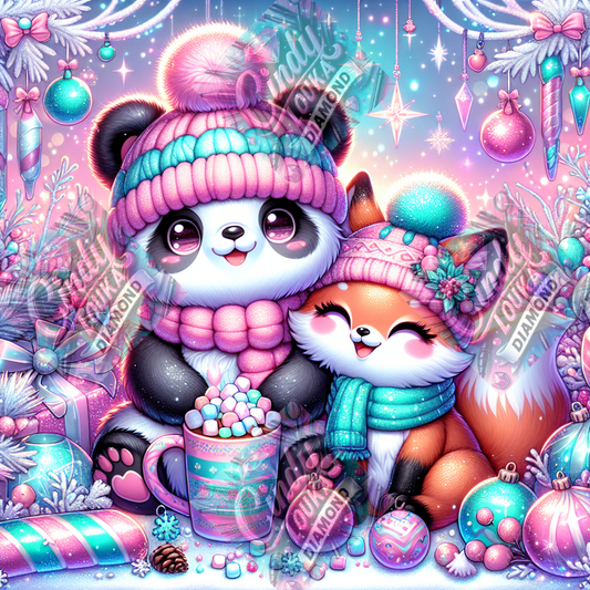 Tendresse Givrée 60x60 cm