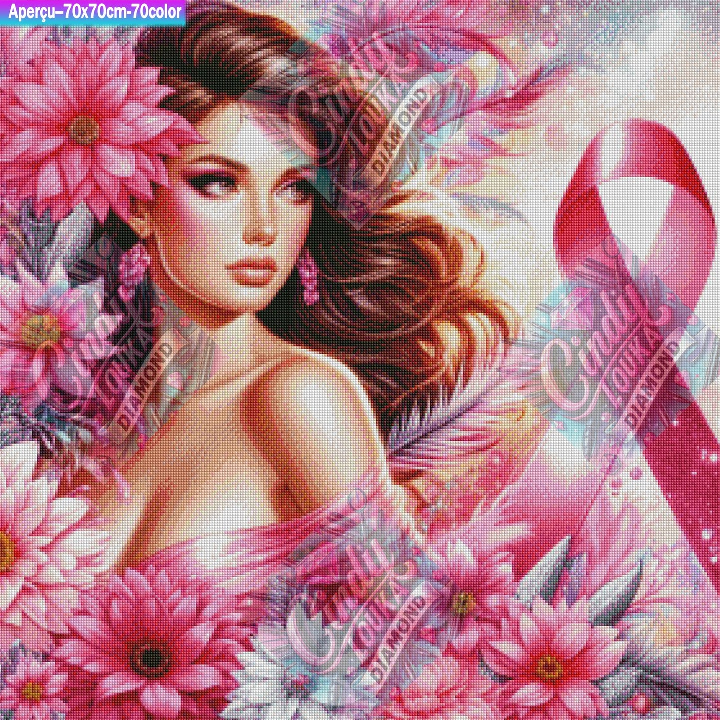 Eclat de Courage 70x70 cm