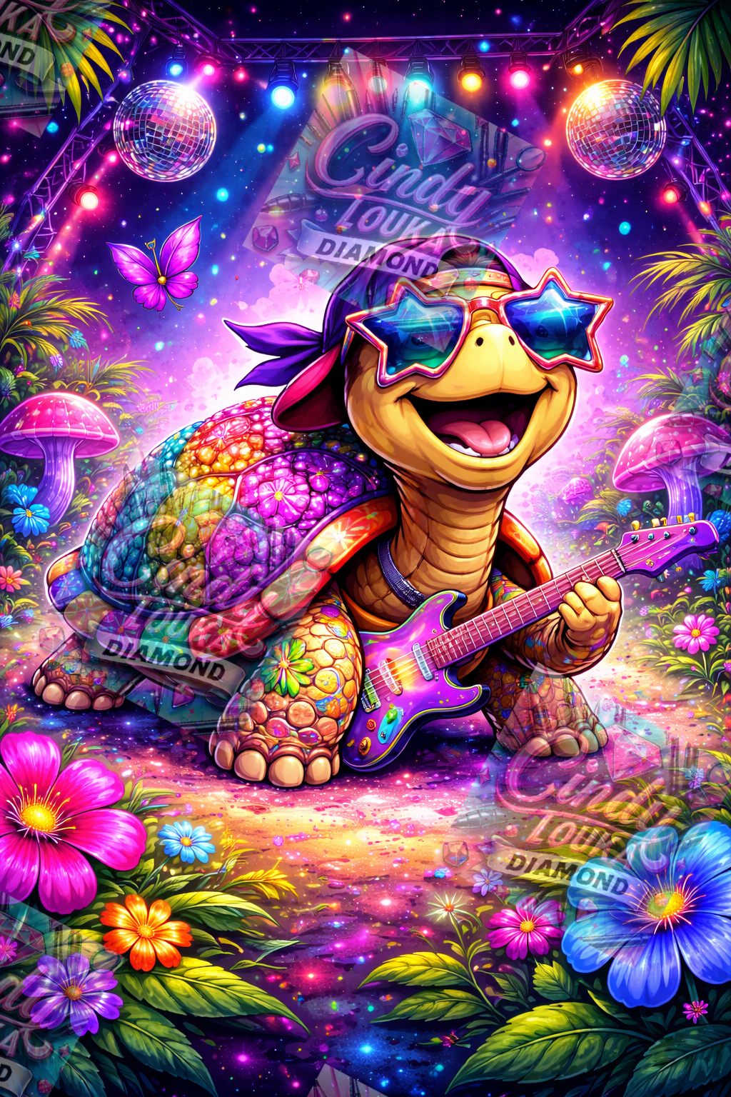 La Tortue Funky 60x90 cm
