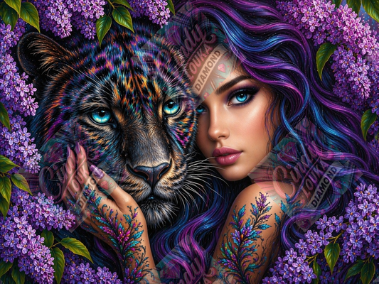 Étreinte Sauvage 60x90 cm