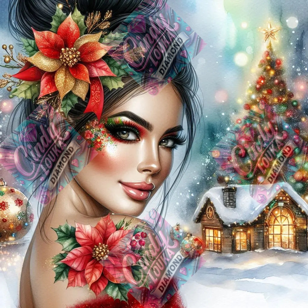 Noël Envoûtant 70x70 cm