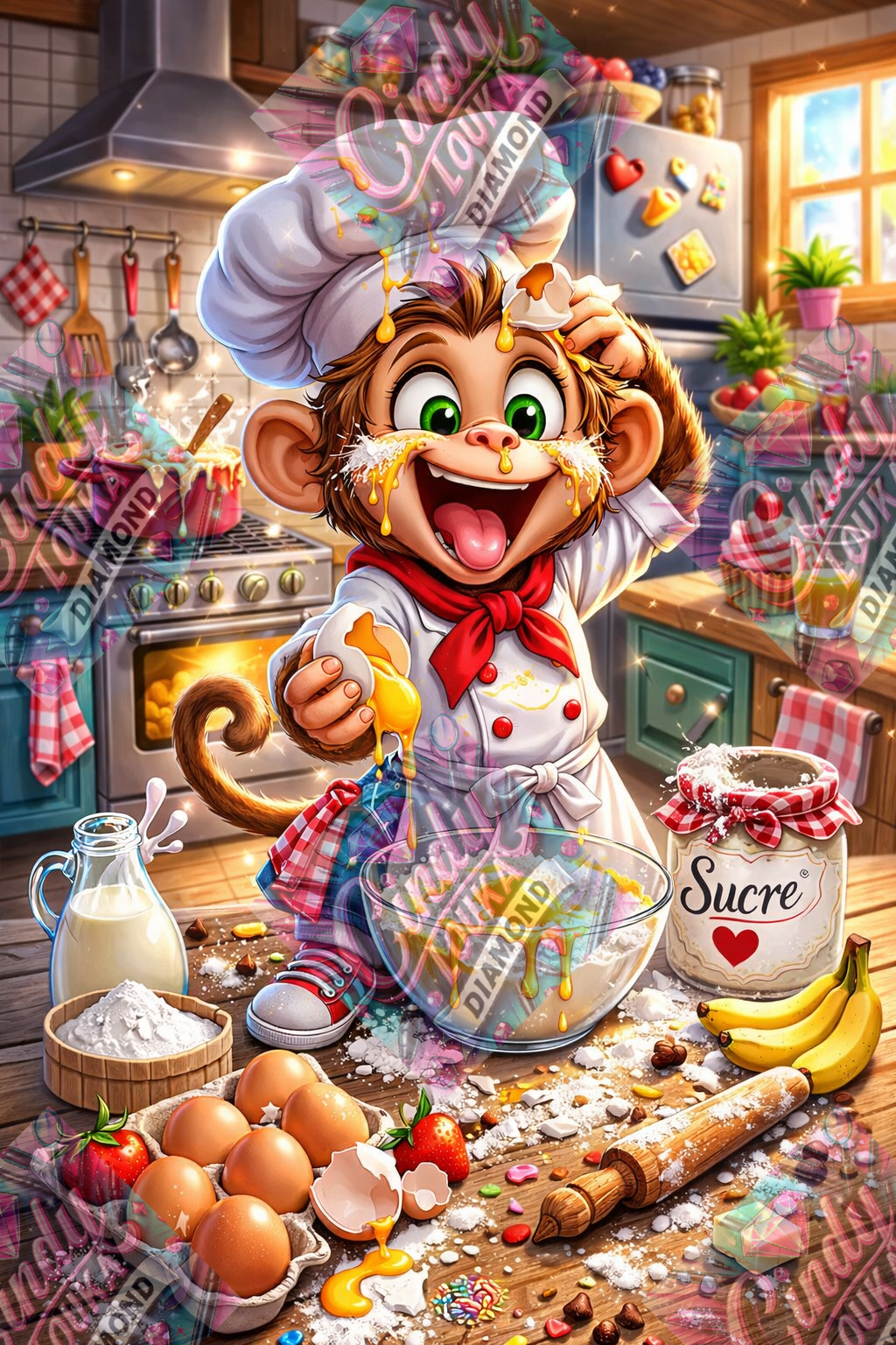 Chef en Folie 60x90 cm