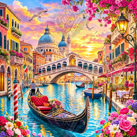 Sous le Ciel de Venise 80x80 cm