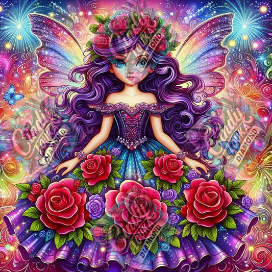 Fée des Lumières 80X80 cm
