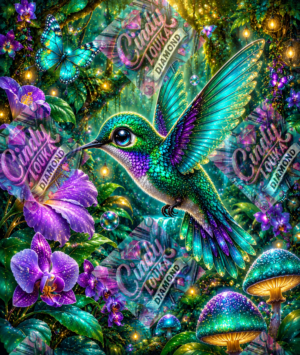 Les Ailes du Bonheur 60x70 cm